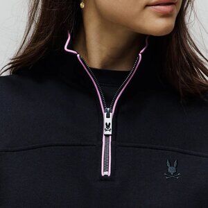 Psycho Bunny Women's Daisie Zip Pullover